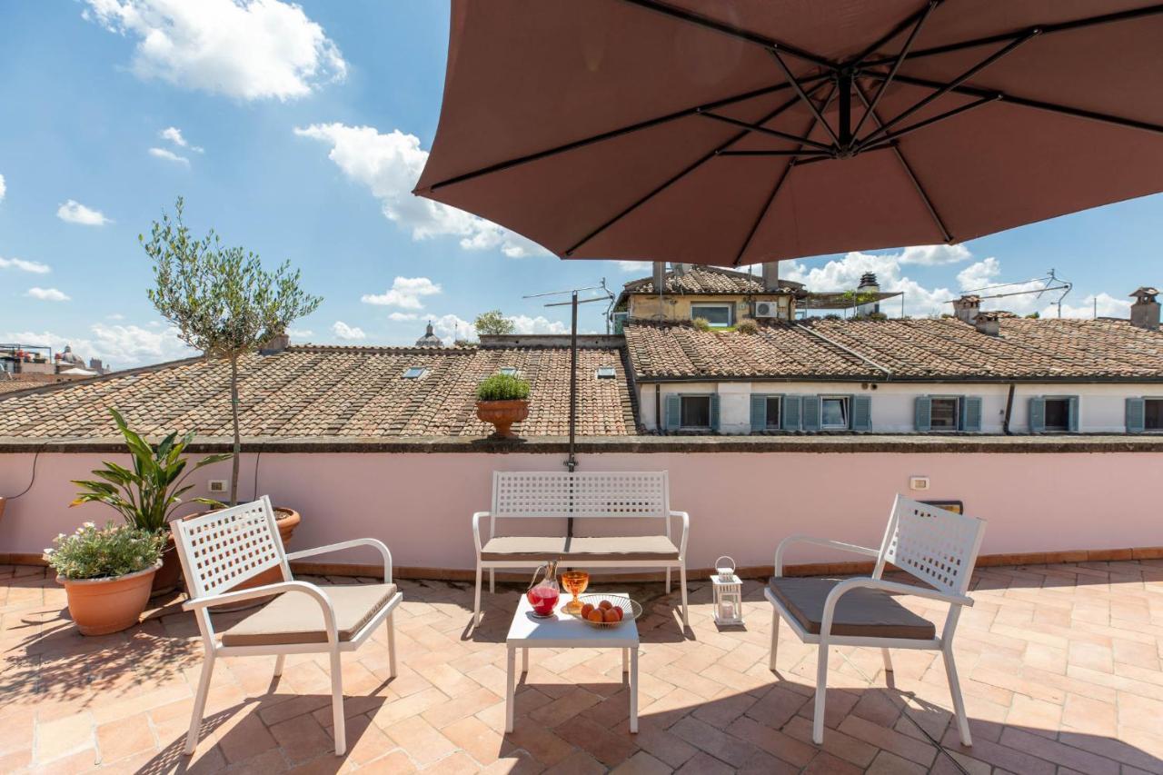 Apartamento Iflat Penthouse In Campo De' Fiori Roma Exterior foto