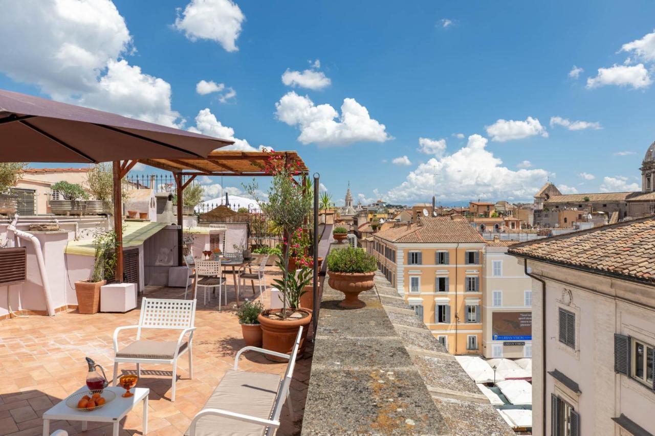 Apartamento Iflat Penthouse In Campo De' Fiori Roma Exterior foto